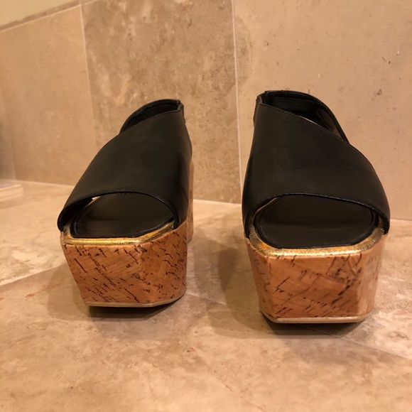 Donald Pliner Cork Platform Sandals - Picture 2 of 6